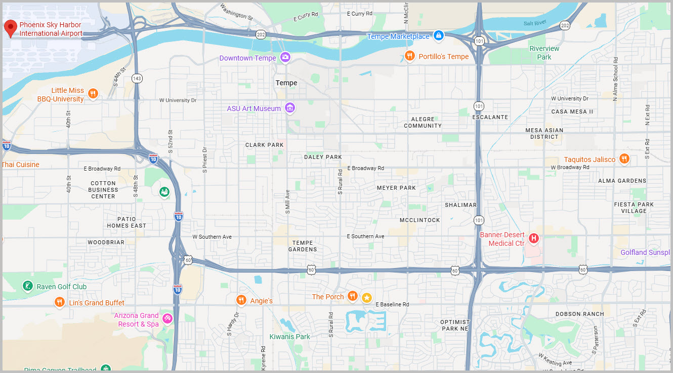 Map representing local ZIP code targeting